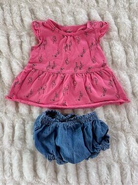 Carter’s/Old Navy Pink Flamingo Set